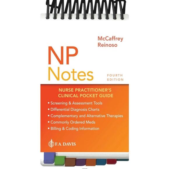 NP Notes: Spiral Bound Nurse Practitioner's Clinical Pocket Guide - 4th edition - Picture 1 of 5